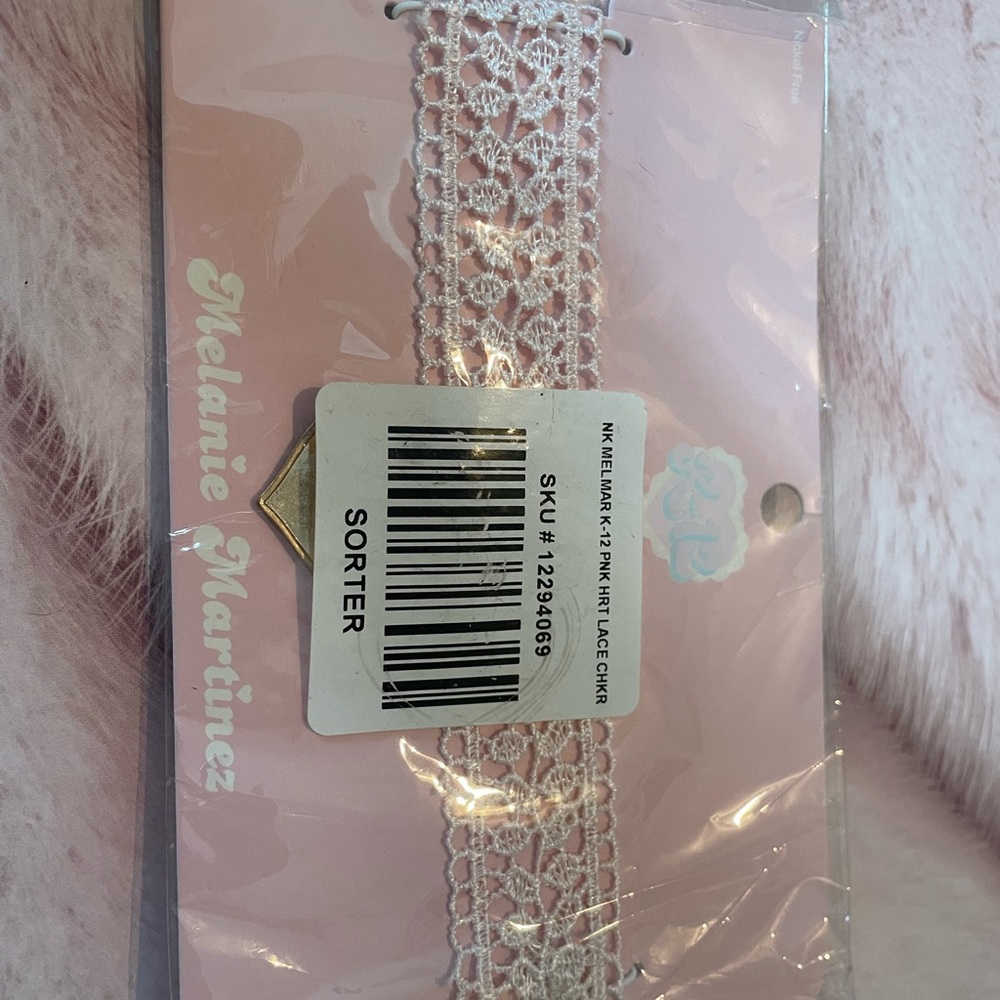Melanie Martinez K-12 Pink Lace Choker
